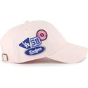 siltovka-zaoblena-ruzova-nastavitelny-clean-up-badges-los-angeles-dodgers-mlb-47-brand