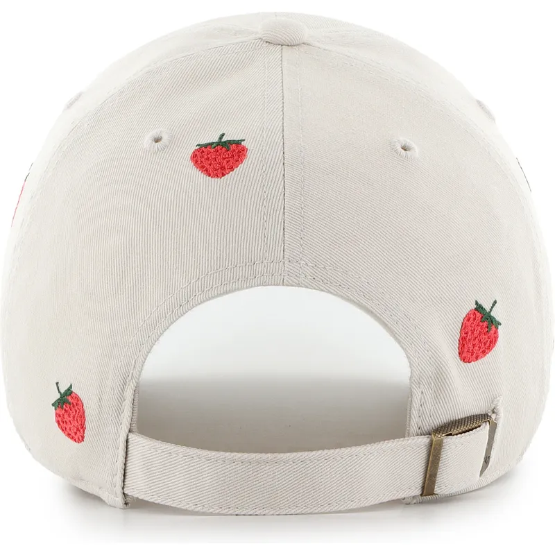 47-brand-curved-brim-clean-up-scatter-new-york-yankees-mlb-beige-adjustable-cap