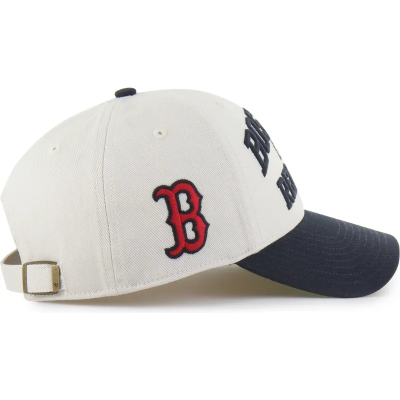 cap-zaoblena-beige-adjustable-strap-mvp-broke-line-boston-red-sox-mlb-47-brand