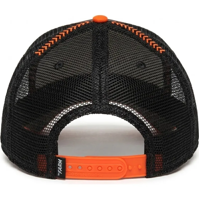 gorra-trucker-negra-y-naranja-lobo-solo-wolf-fab-farm-de-goorin-bros