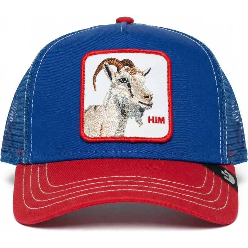 gorra-trucker-azul-y-roja-cabra-him-goat-fab-farm-de-goorin-bros