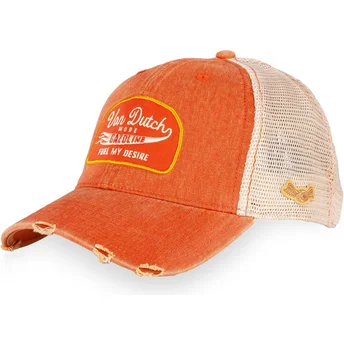 Šiltovka zaoblená hnedá snapback MAC11 Von Dutch