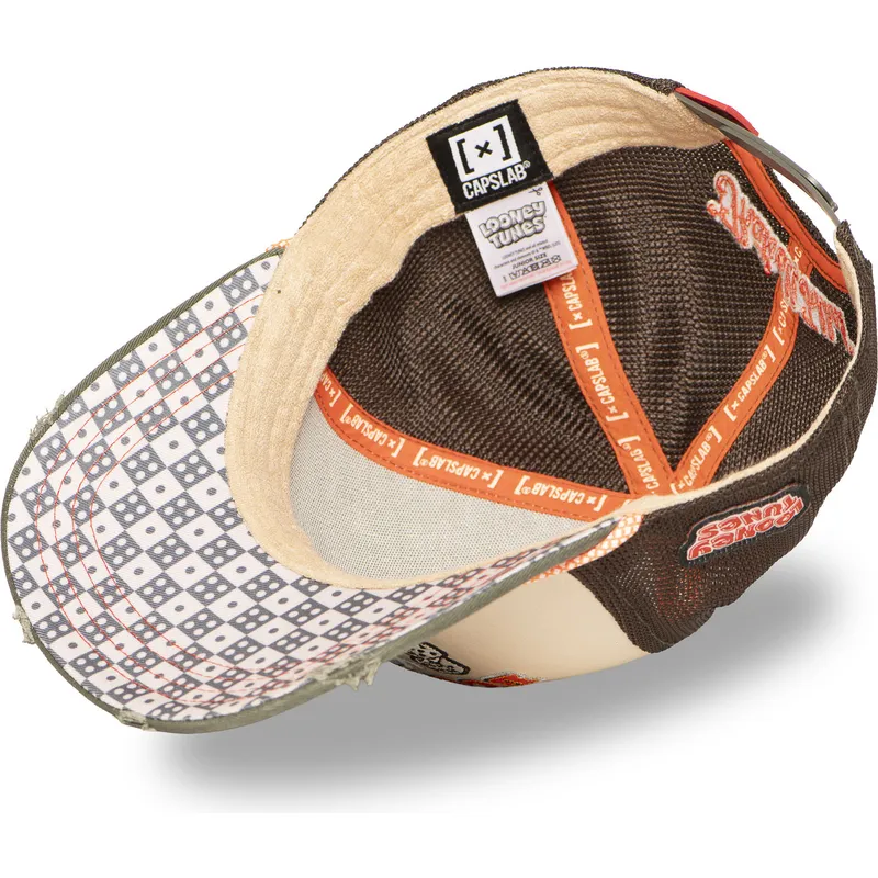 trucker-cap-braun-und-grun-bugs-bunny-loo13-pcsmbub-looney-tunes-von-capslab