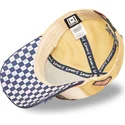 capslab-daffy-duck-loo13-pcsmcbb-looney-tunes-beige-and-navy-blue-trucker-hat