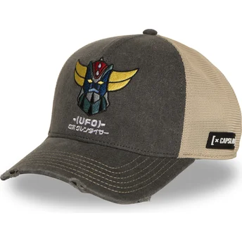 Cap zaoblená gray snapback Robot Grendizer Robot Grendizer Capslab