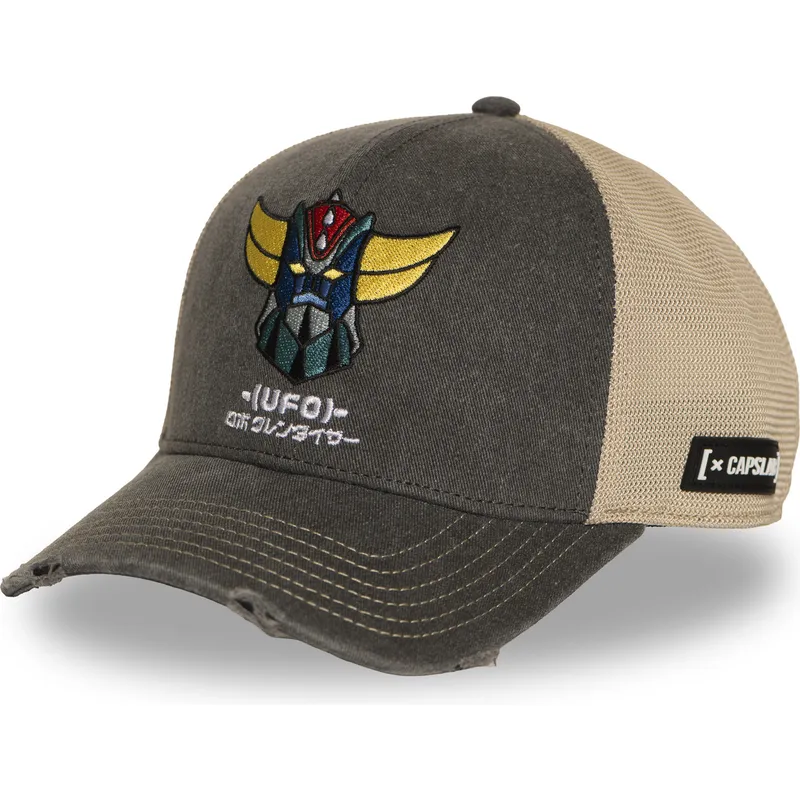 cap-zaoblena-gray-snapback-robot-grendizer-robot-grendizer-capslab cap-zaoblena-gray-snapback-robot-grendizer-robot-grendizer-capslab