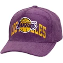 gorra-curva-violeta-snapback-arch-stamp-pro-de-los-angeles-lakers-nba-de-mitchell-ness