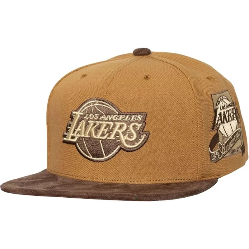 siltovka-rovna-hneda-nastavitelny-coffee-strapback-los-angeles-lakers-nba-mitchell-ness