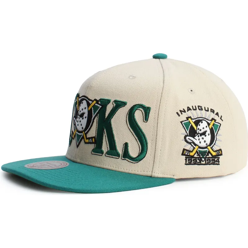 grune-und-beige-flatcap-snapback-across-the-board-von-anaheim-ducks-nhl-von-mitchell-ness