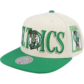 Cap rovná green snapback Across The Board Boston Celtics NBA Mitchell & Ness
