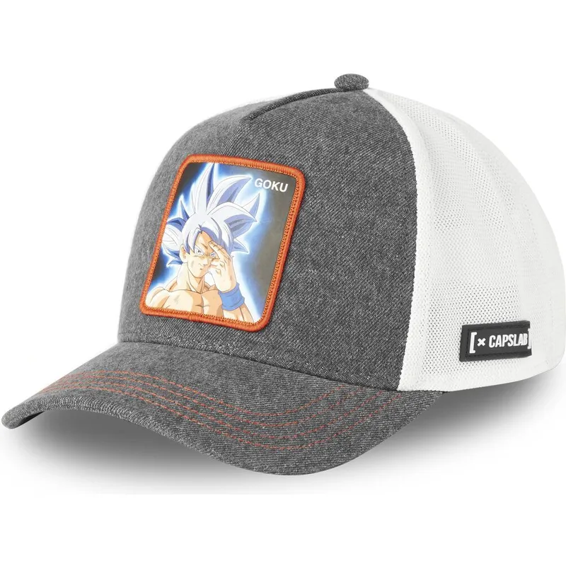 cap-zaoblena-gray-snapback-son-goku-dragon-ball-capslab