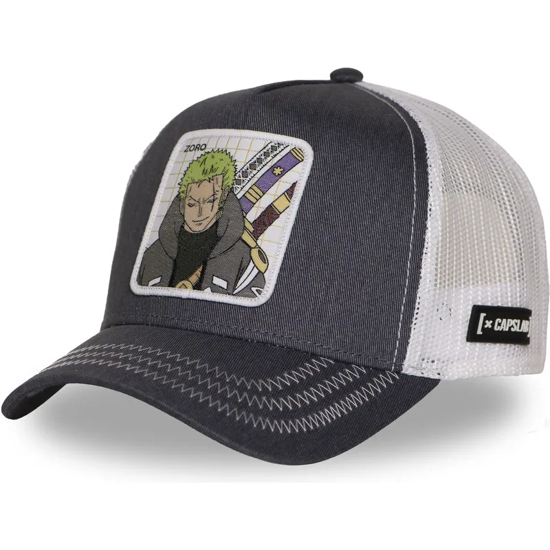 cap-zaoblena-gray-snapback-roronoa-zoro-one-piece-capslab