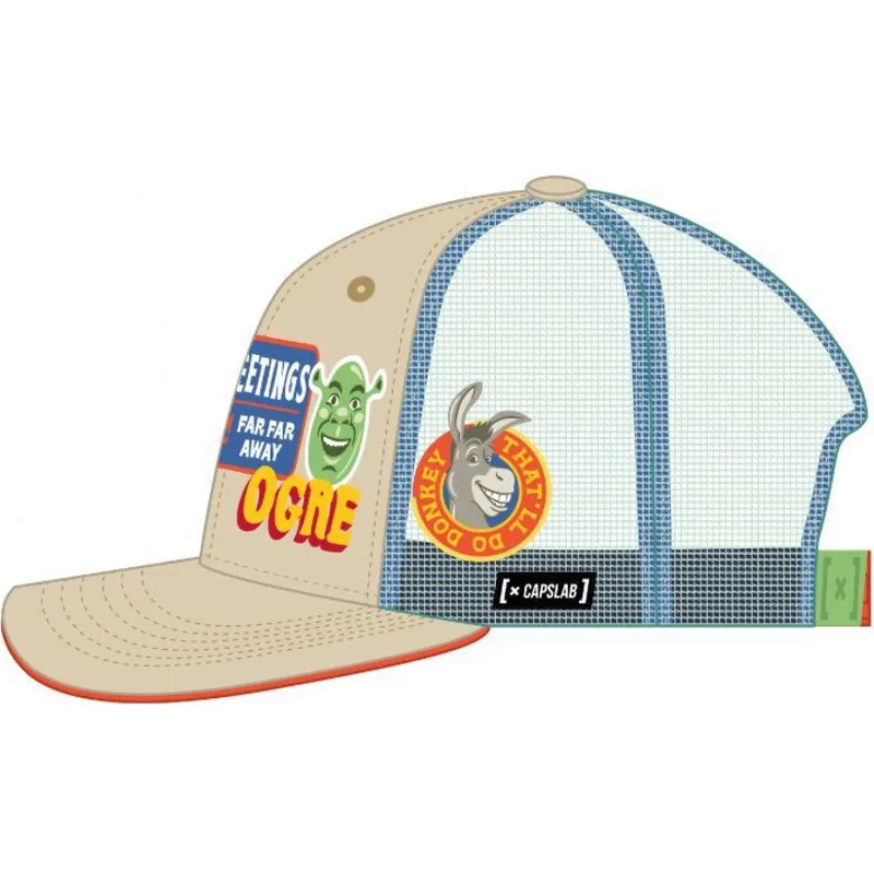 cap-zaoblena-beige-snapback-shrek-shrek-capslab