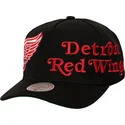 siltovka-zaoblena-cierna-snapback-busted-pro-detroit-red-wings-nhl-mitchell-ness