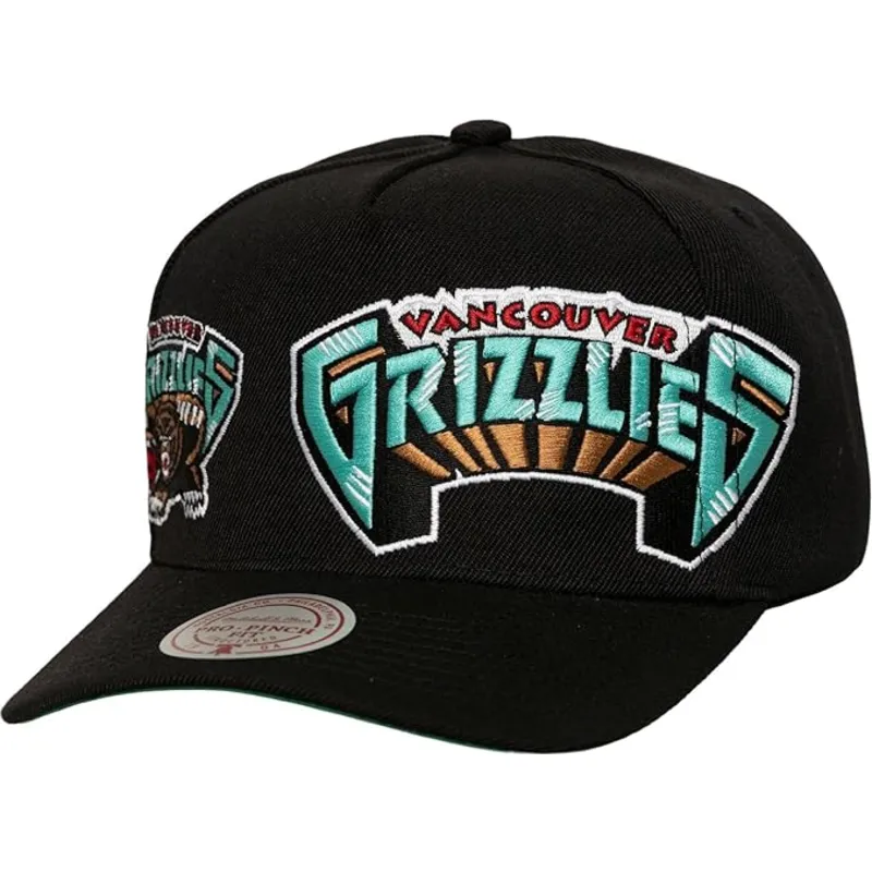 siltovka-zaoblena-cierna-snapback-busted-pro-vancouver-grizzlies-nba-mitchell-ness