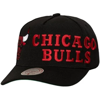 Šiltovky zaoblená čierna snapback Busted Pro Chicago Bulls NBA Mitchell & Ness