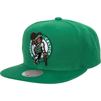 Šiltovky rovná zelená snapback Team Ground 2.0 Boston Celtics NBA Mitchell & Ness