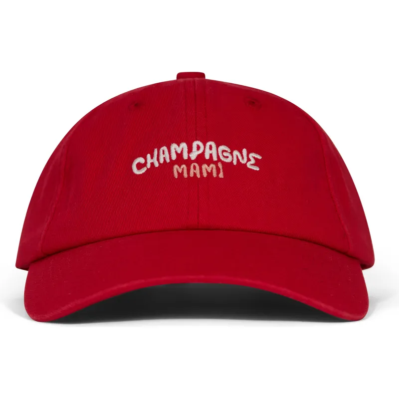 cap-zaoblena-red-adjustable-strap-pica-pica cap-zaoblena-red-adjustable-strap-pica-pica