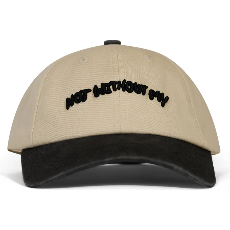 gorra-curva-beige-y-negra-ajustable-not-without-my-de-pica-pica