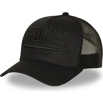 Cap zaoblená black snapback Von Dutch