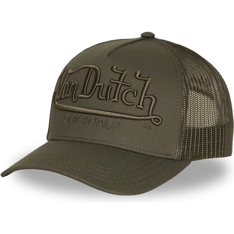 siltovka-zaoblena-zelena-snapback-emb04-von-dutch