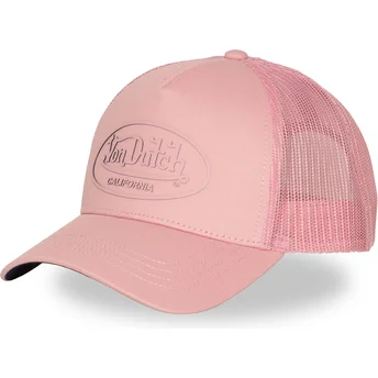 Šiltovka zaoblená ružová snapback LOG20 Von Dutch