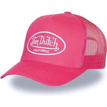Šiltovka zaoblená ružová snapback LOF B46 Von Dutch
