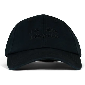 Cap zaoblená black adjustable strap Pica Pica