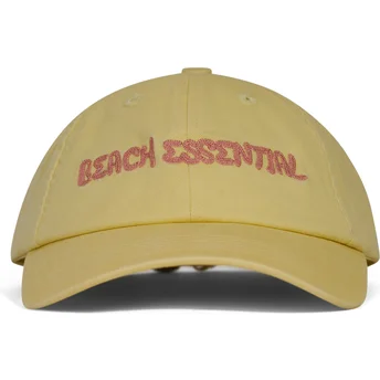 Pica Pica Curved Brim Beach Essential Yellow Adjustable Cap