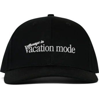 Gorra curva negra snapback Vacation Mode de Pica Pica