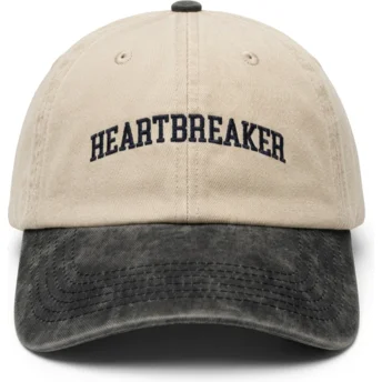 Šiltovky zaoblená béžová nastaviteľný pásik Heartbreaker Pica Pica