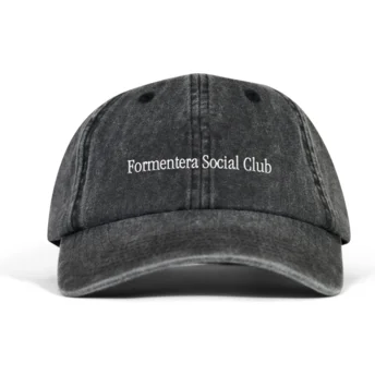 Cap zaoblená black adjustable strap Pica Pica