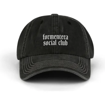 Cap zaoblená black adjustable strap Pica Pica