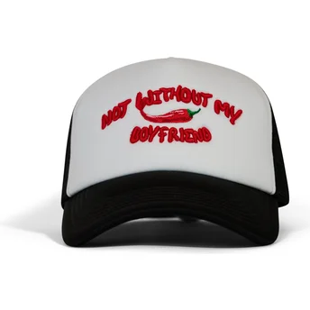 Cap zaoblená black snapback Pica Pica