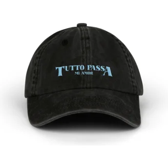 Gorra curva negra ajustable Tutto Passa de Pica Pica