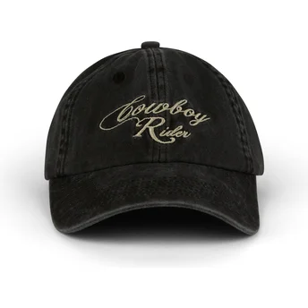 Cap zaoblená black adjustable strap Pica Pica