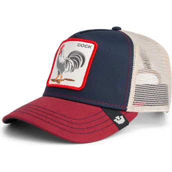 Gorra trucker azul marino gallo All American Rooster de Goorin Bros.