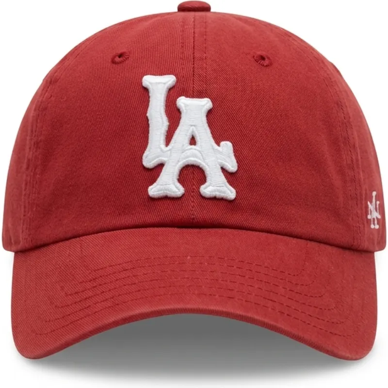 gorra-curva-roja-ajustable-archive-de-los-angeles-dodgers-mlb-de-american-needle