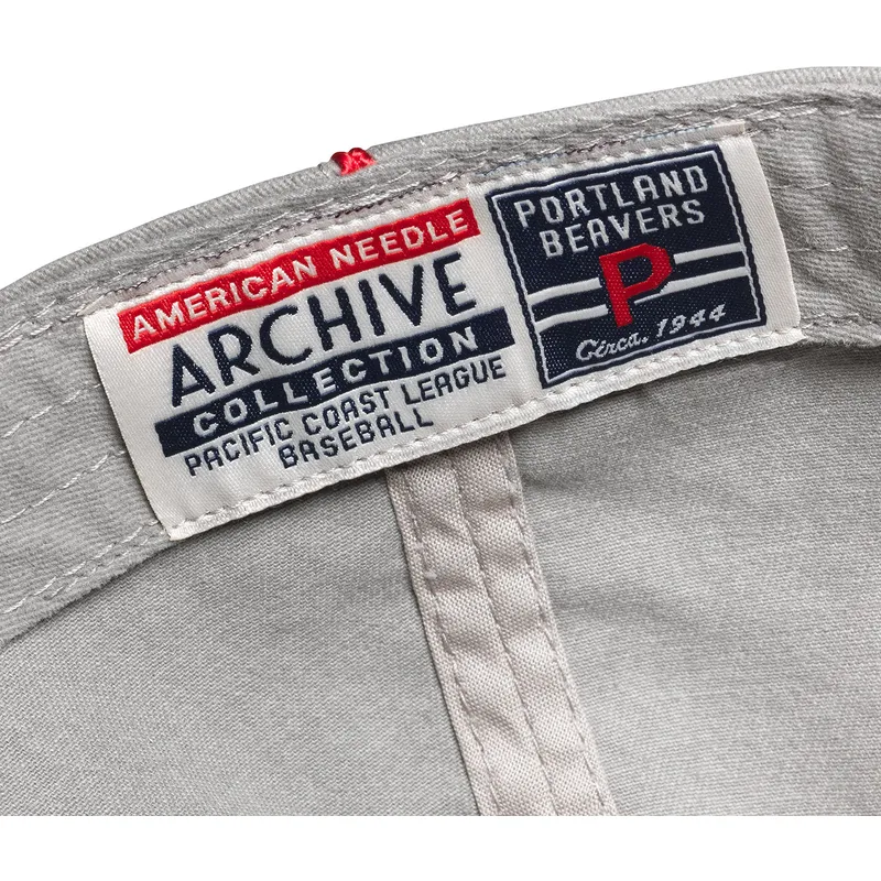 cap-zaoblena-gray-adjustable-strap-archive-portland-beavers-milb-american-needle cap-zaoblena-gray-adjustable-strap-archive-portland-beavers-milb-american-needle