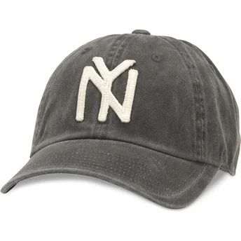 Šiltovky zaoblená čierna nastaviteľný pásik Archive New York Black Yankees MLB American Needle