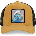 cap-zaoblena-brown-snapback-handy-smurf-the-smurfs-capslab