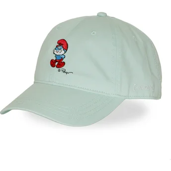 Capslab Curved Brim Papa Smurf SMU2 PAPB The Smurfs Green Adjustable Cap