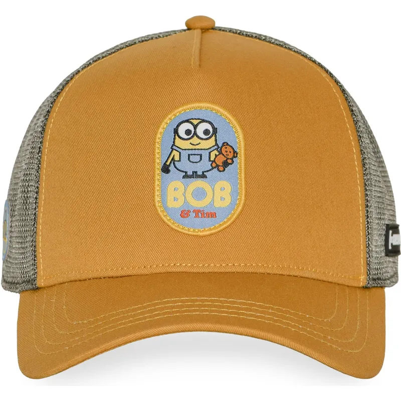 cap-zaoblena-brown-snapback-minion-despicable-me-capslab cap-zaoblena-brown-snapback-minion-despicable-me-capslab