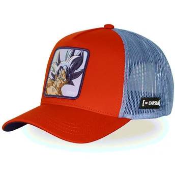 Šiltovka zaoblená oranžová snapback Ultra Instinct DBS8 ULTB Son Goku Dragon Ball Capslab