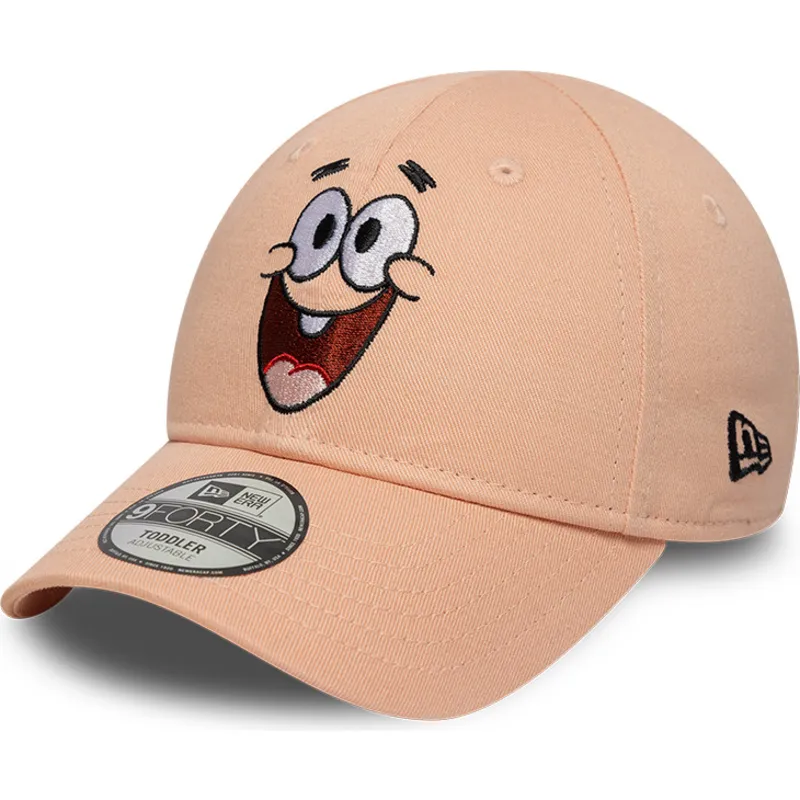 cap-zaoblena-pink-adjustable-strap-pre-deti-9forty-face-patricio-estrella-bob-esponja-new-era