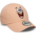 gorra-curva-rosa-ajustable-para-nino-9forty-face-de-patricio-estrella-bob-esponja-de-new-era