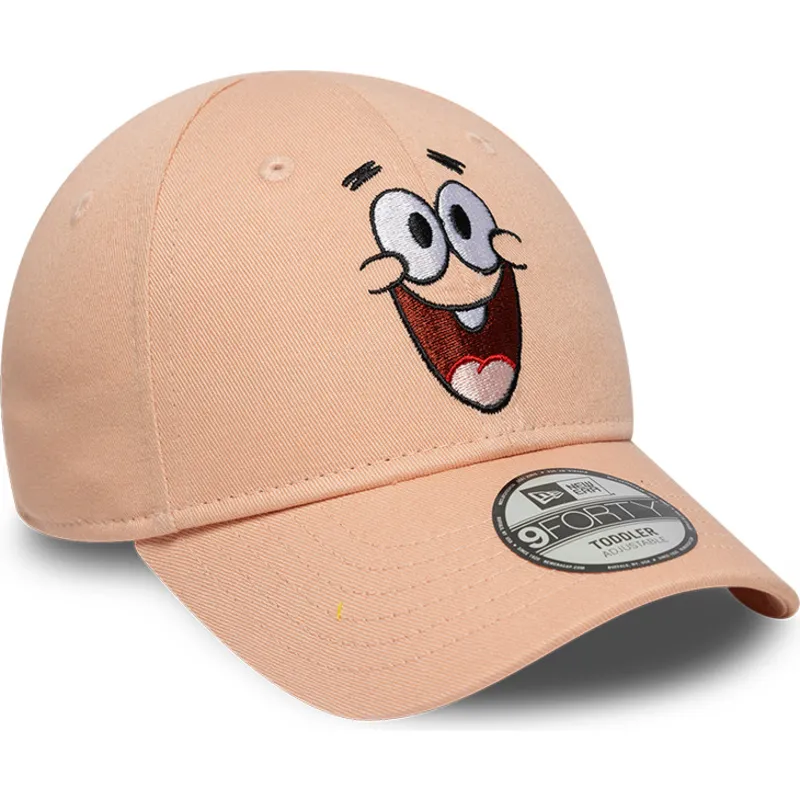 cap-zaoblena-pink-adjustable-strap-pre-deti-9forty-face-patricio-estrella-bob-esponja-new-era