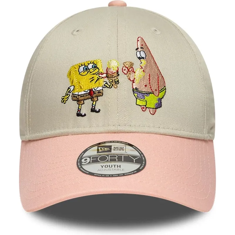 cap-zaoblena-multicolor-snapback-pre-deti-9forty-bob-esponja-y-patricio-estrella-new-era