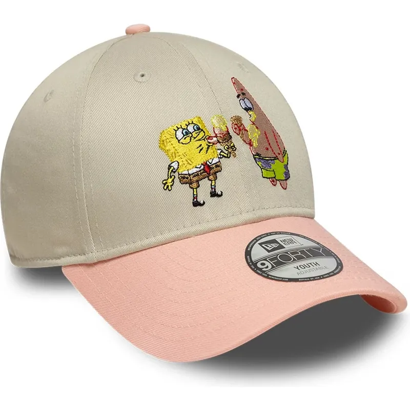 cap-zaoblena-multicolor-snapback-pre-deti-9forty-bob-esponja-y-patricio-estrella-new-era