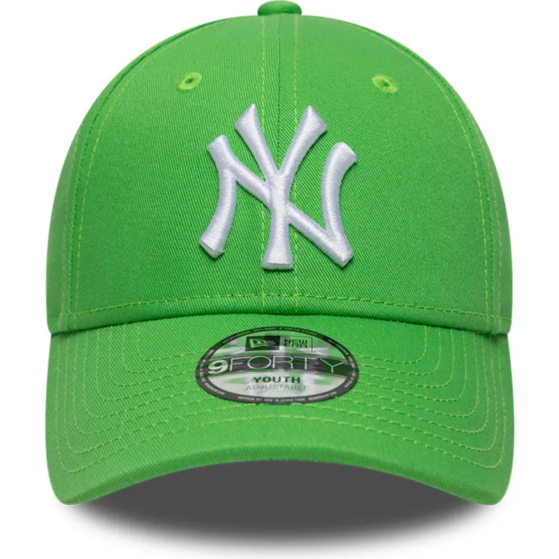 siltovka-zaoblena-zelena-nastavitelny-pre-deti-9forty-essential-new-york-yankees-mlb-new-era